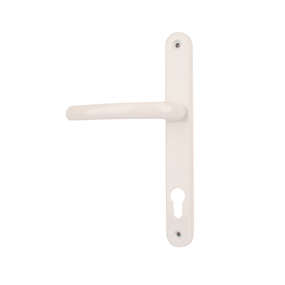 Balmoral Inline Lever Pad Handle 92mm Centre White